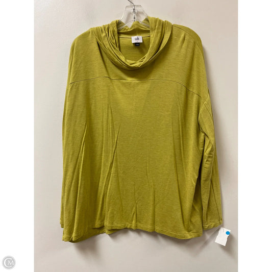 Top Long Sleeve By Cabi In Chartreuse, Size: S
