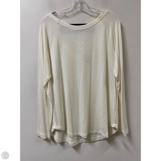 Top Long Sleeve By Cabi In Cream, Size: M