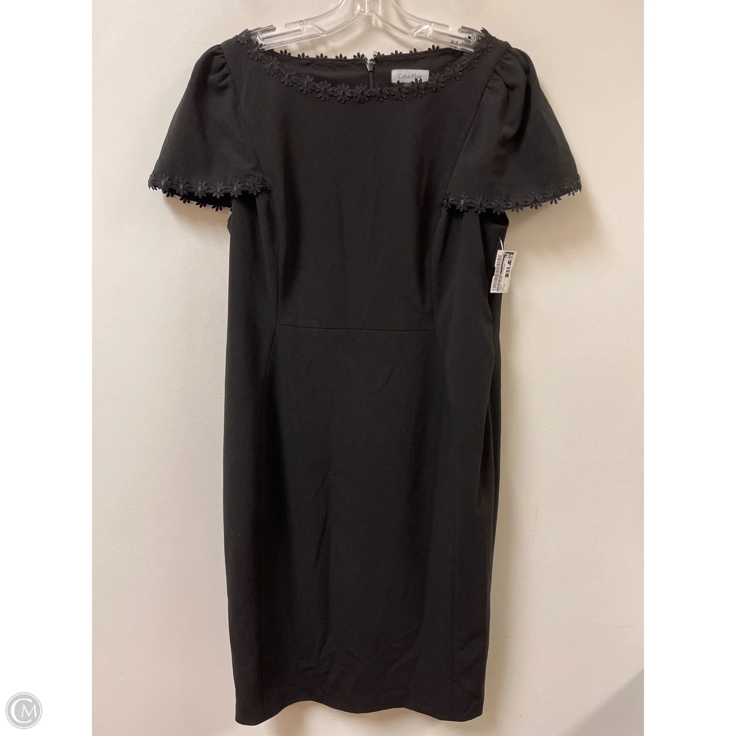 Dress Casual Midi By Calvin Klein In Black, Size: Xl