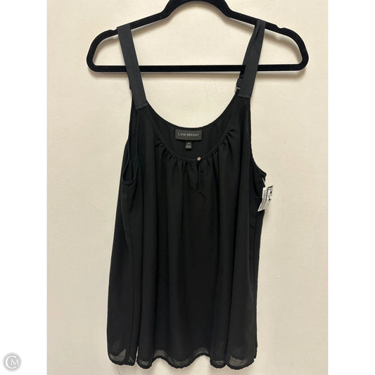 Top Sleeveless By Lane Bryant In Black, Size: 2x