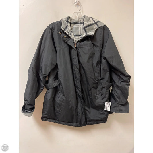 Coat Raincoat By Izod In Black, Size: Xl