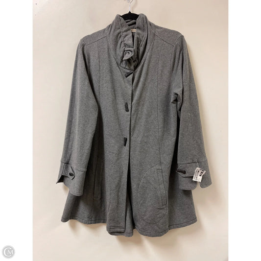 Sweater Cardigan By Soft Surroundings In Grey, Size: Xl