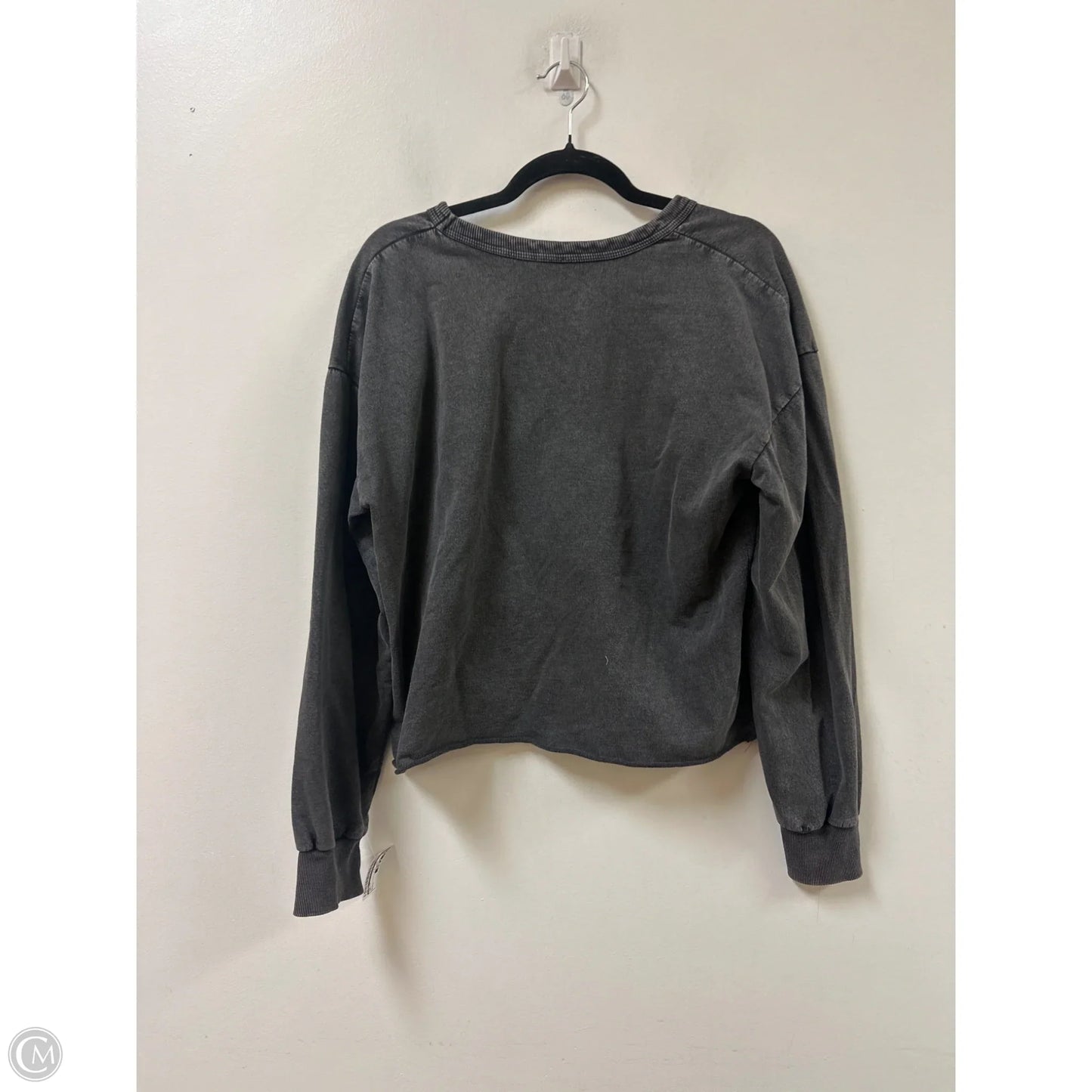 Top Long Sleeve By Tiny In Grey, Size: L