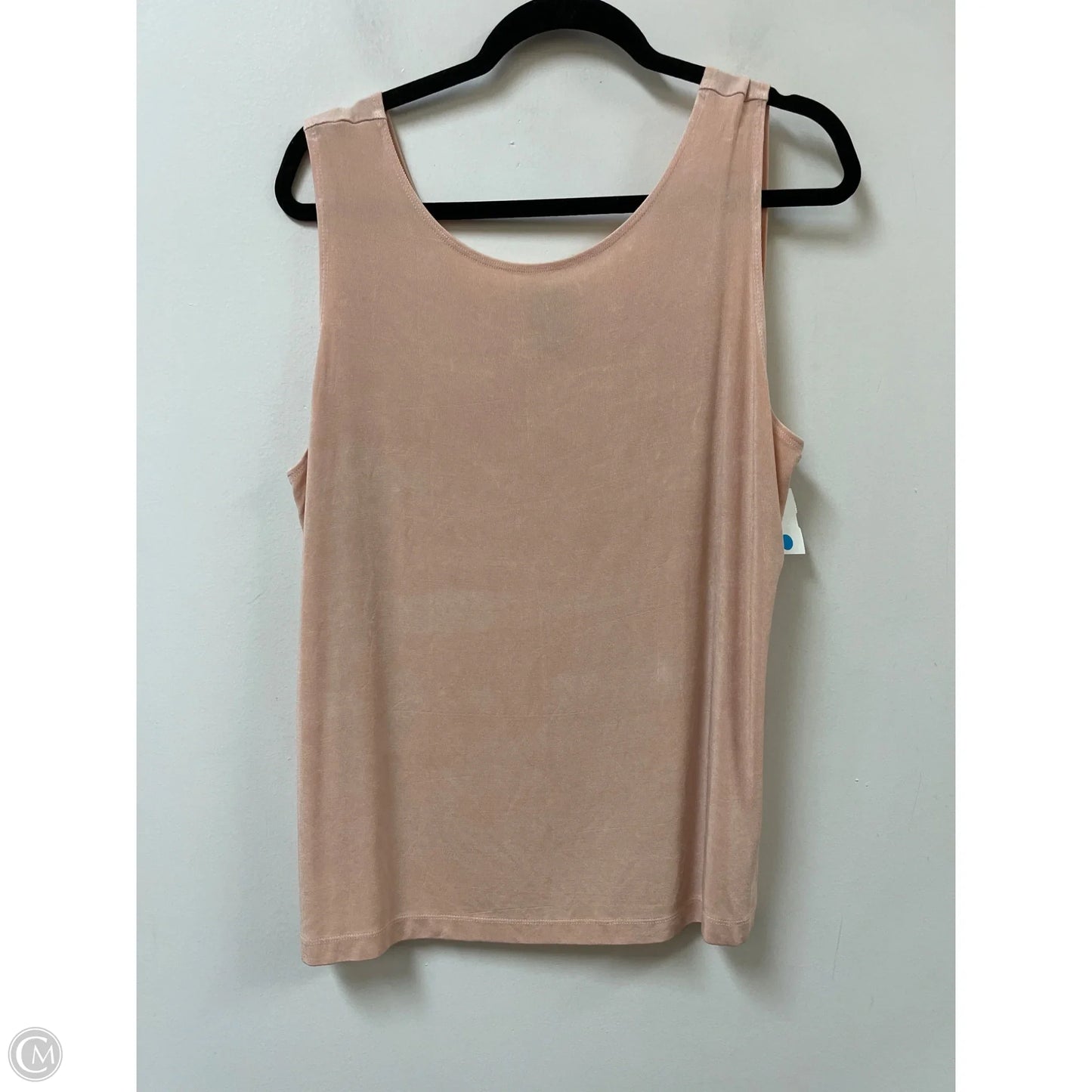 Tank Top By Chicos In Peach, Size: Xl