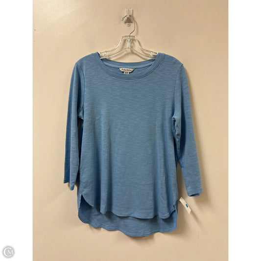 Top Long Sleeve Basic By Tommy Bahama In Blue, Size: M