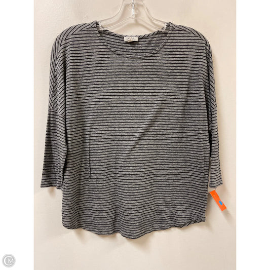 Top Long Sleeve Basic By Joie In Grey, Size: S