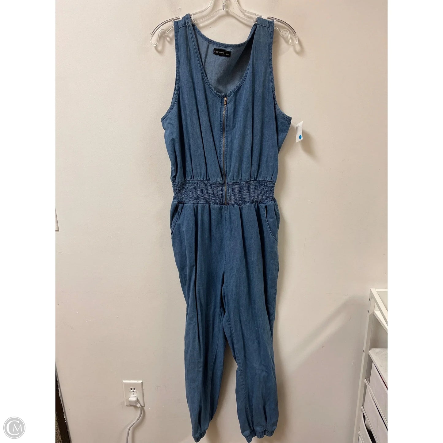 Jumpsuit By Love In Blue Denim, Size: 2x