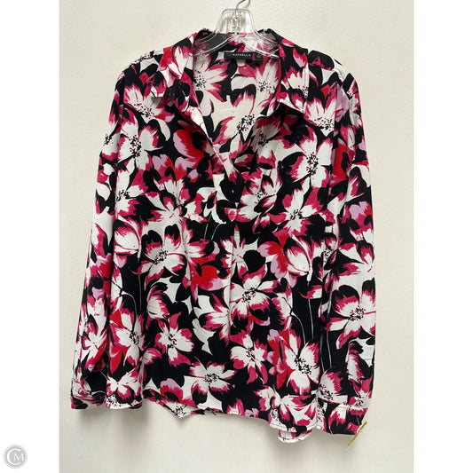 Top Long Sleeve By Rafaella In Pink, Size: Xl