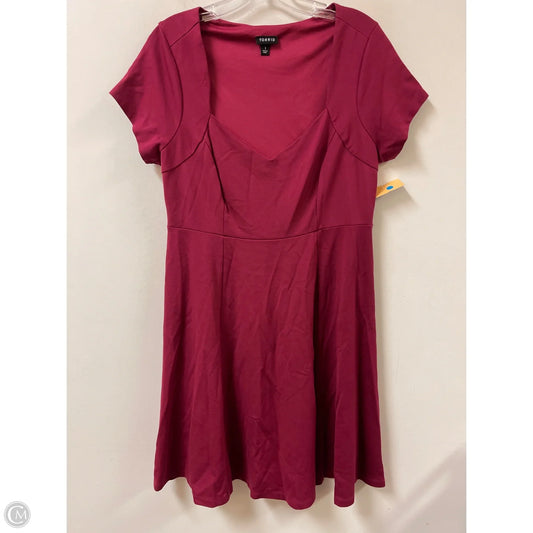 Dress Casual Short By Torrid In Red, Size: 1x