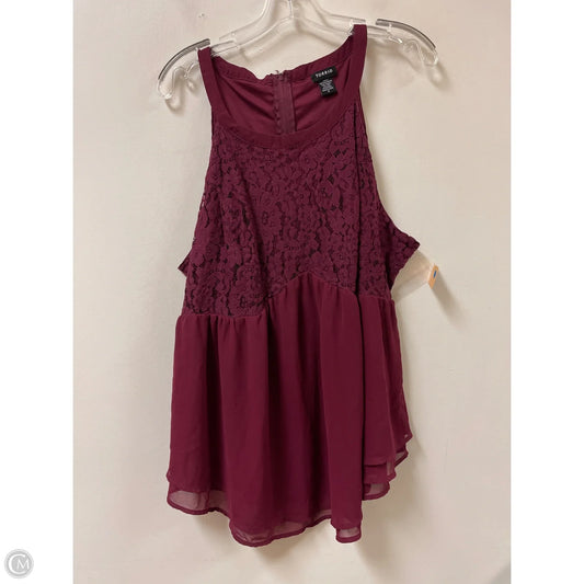 Top Short Sleeve By Torrid In Red, Size: 3x