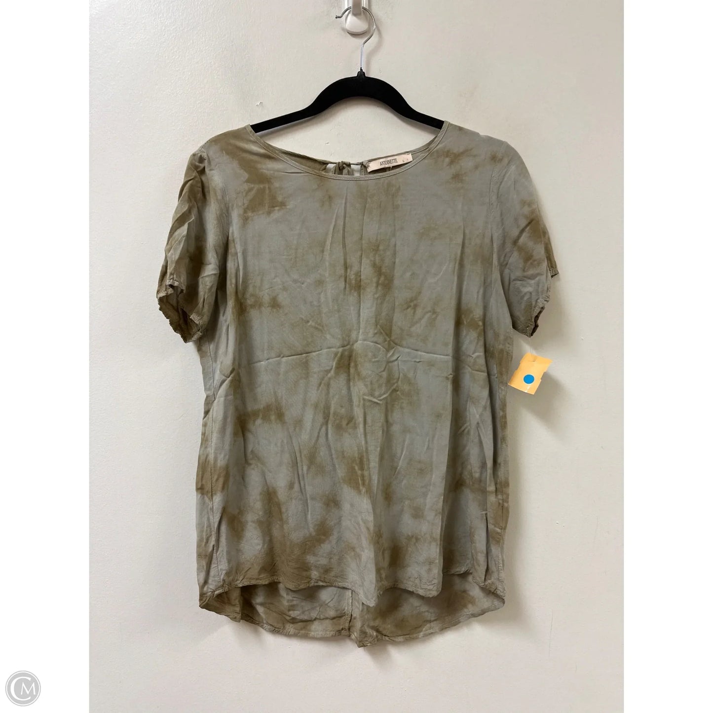 Top Short Sleeve By Clothes Mentor In Green, Size: L
