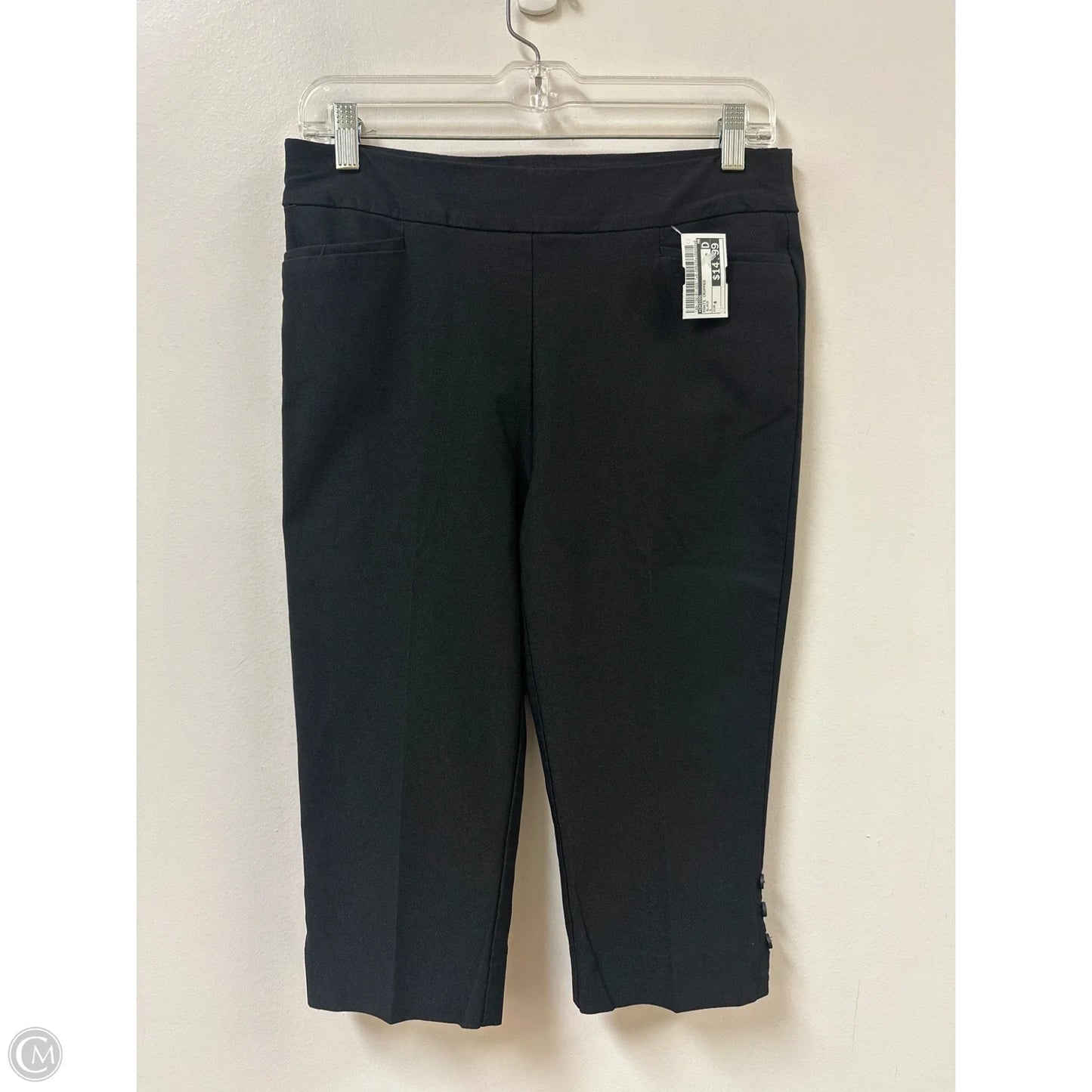 Pants Cropped By Chicos In Black, Size: 4
