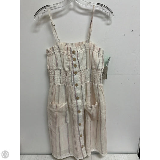 Dress Casual Midi By Clothes Mentor In Cream, Size: M