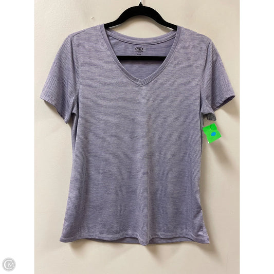 Athletic Top Short Sleeve By Athletic Works In Purple, Size: S