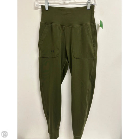 Athletic Pants By Under Armour In Green, Size: S