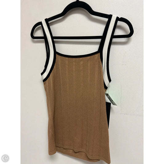 Top Sleeveless Designer By Karl Lagerfeld In Brown, Size: M