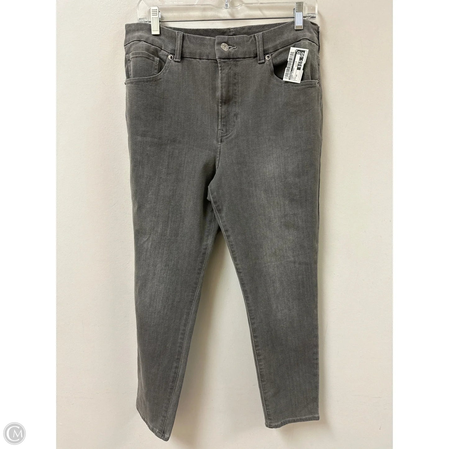 Jeans Skinny By Express In Grey, Size: 14