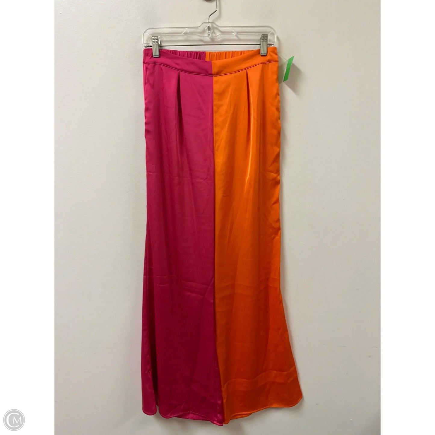 Pants Wide Leg By Clothes Mentor In Orange & Pink, Size: 12