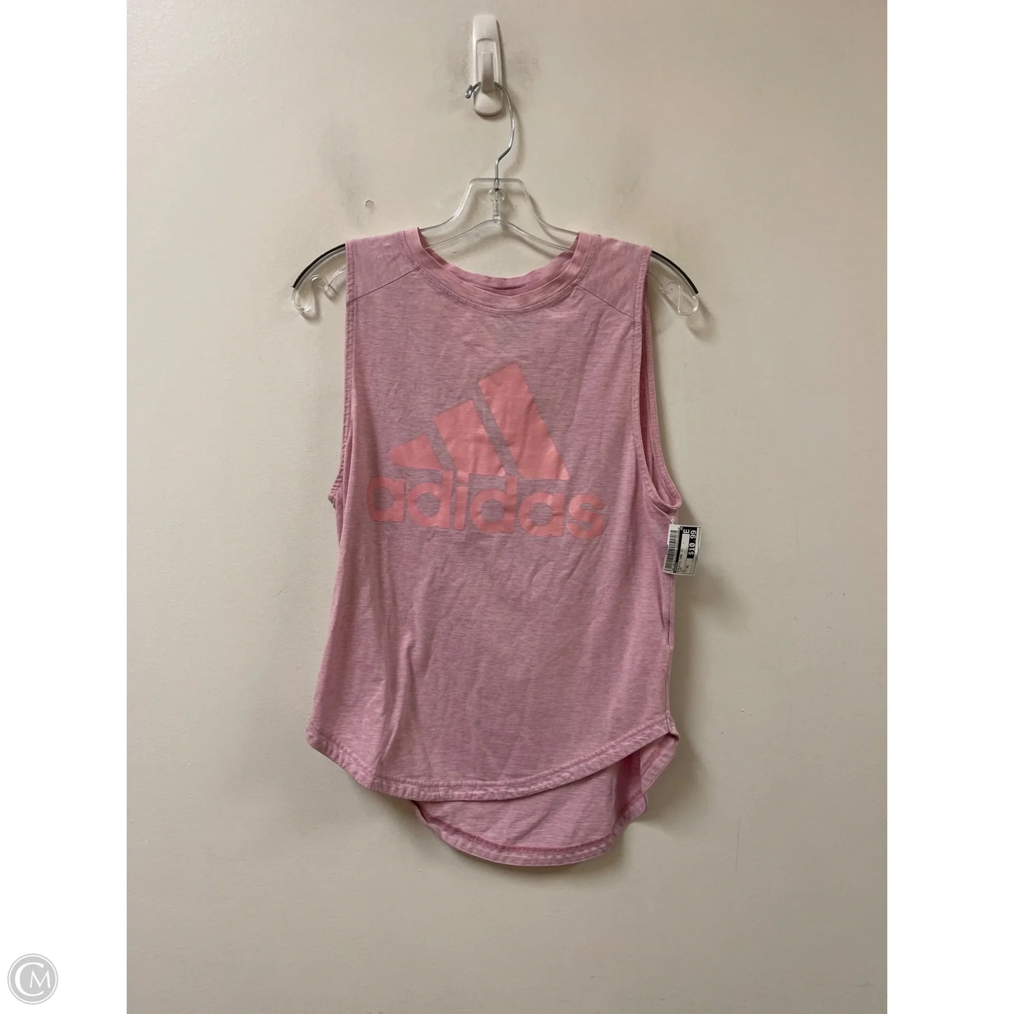 Athletic Tank Top By Adidas In Pink, Size: Xs
