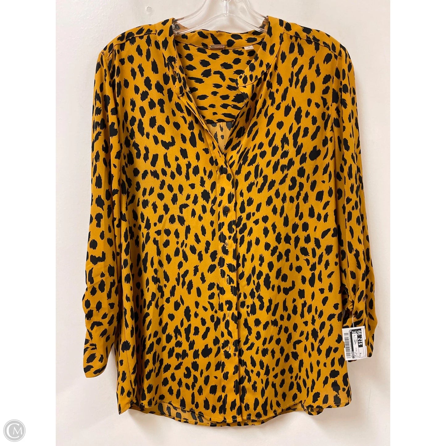 Top Long Sleeve By Tahari In Animal Print, Size: M