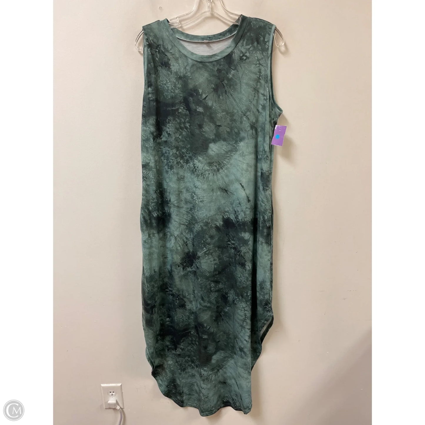 Dress Casual Maxi By Clothes Mentor In Green, Size: Xl