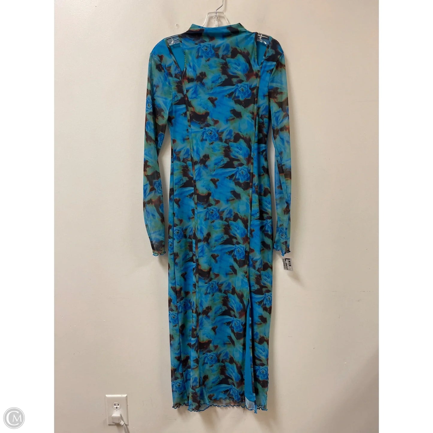 Dress Party Long By Top Shop In Blue, Size: S