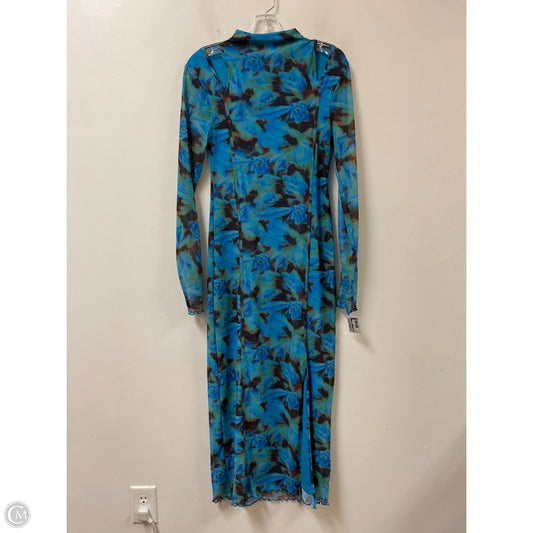 Dress Party Long By Top Shop In Blue, Size: S