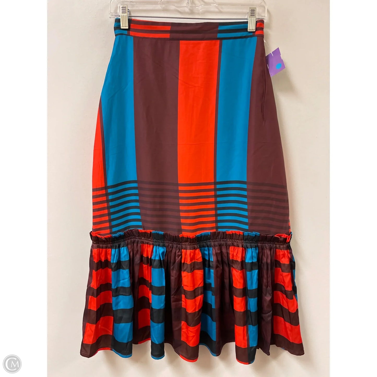 Skirt Maxi By Eva Franco In Zebra Print, Size: 4