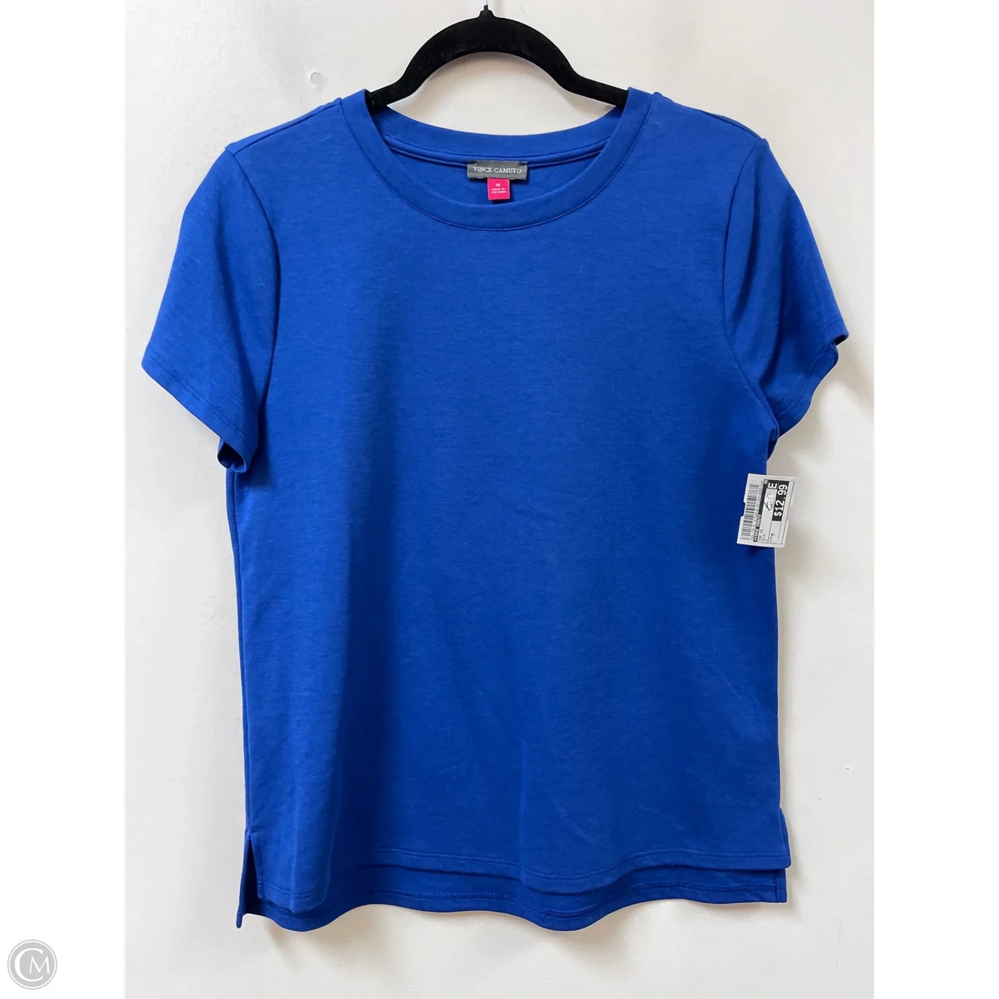 Top Short Sleeve By Vince Camuto In Blue, Size: M