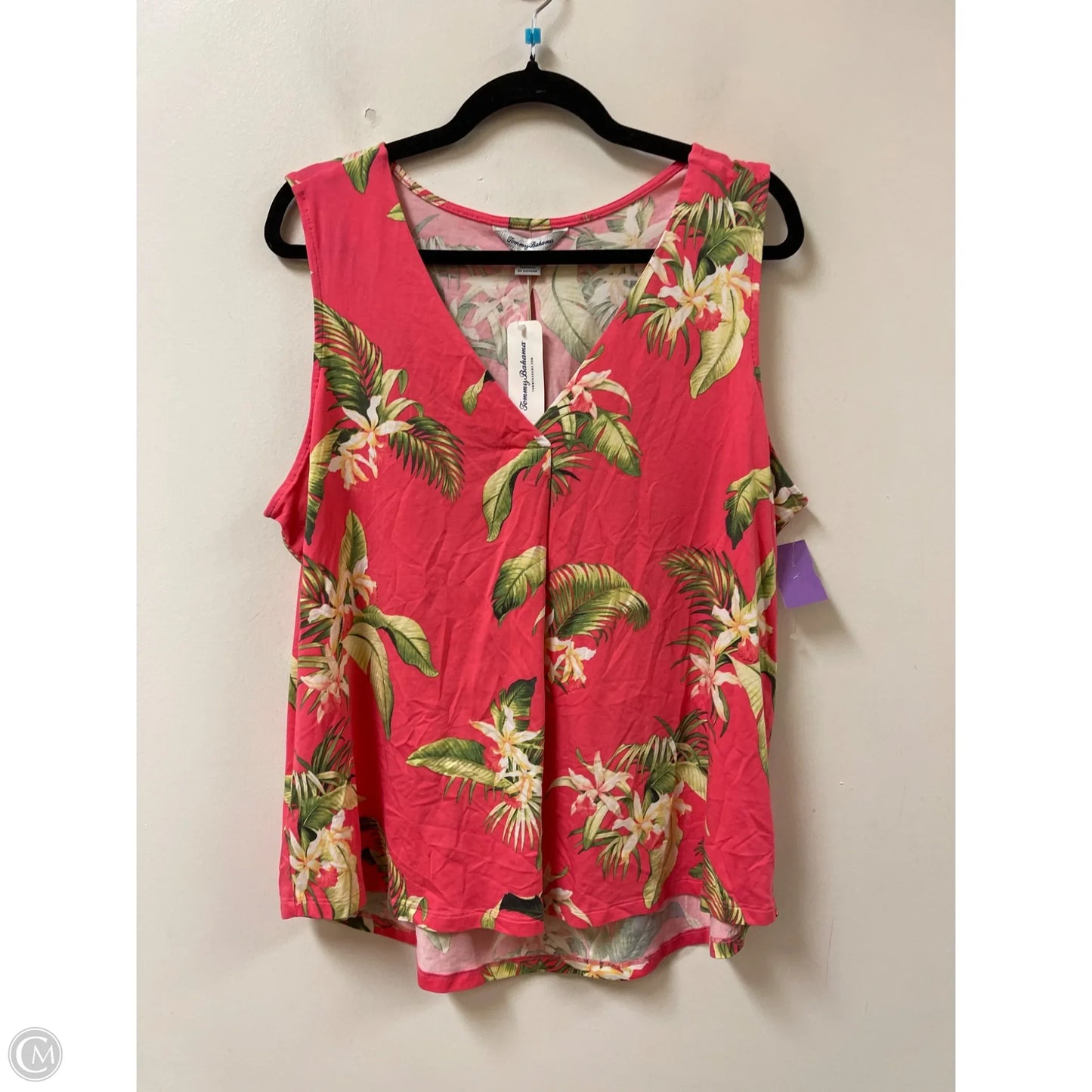 Top Sleeveless By Tommy Bahama In Pink, Size: Xl