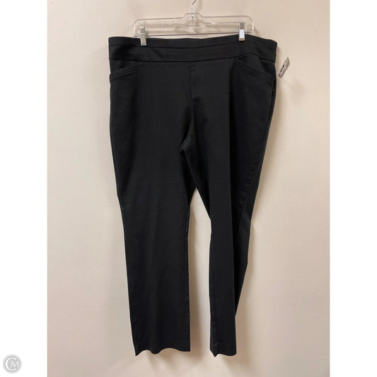 Pants Leggings By Croft And Barrow In Black, Size: 18
