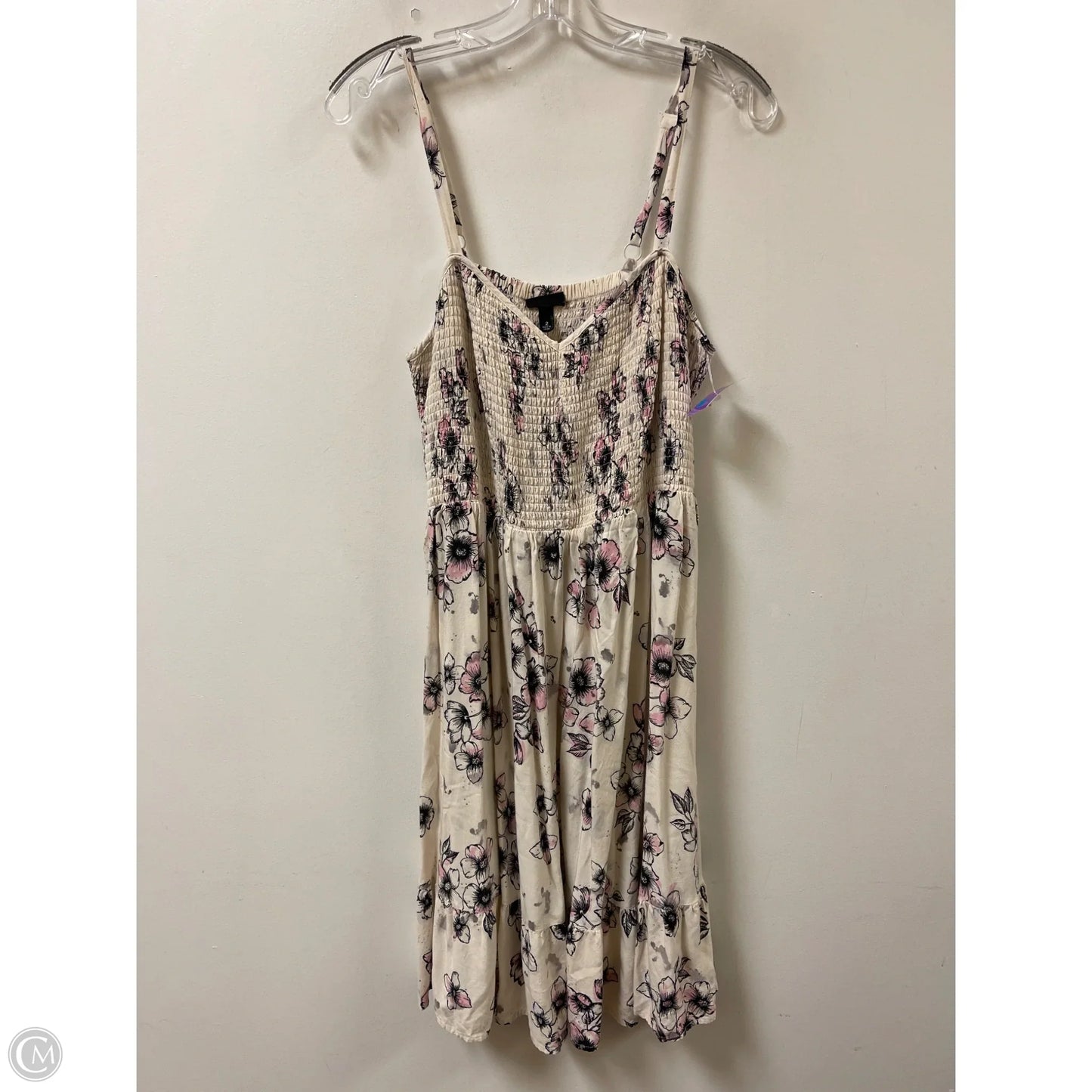 Dress Casual Short By Torrid In Cream, Size: 2x