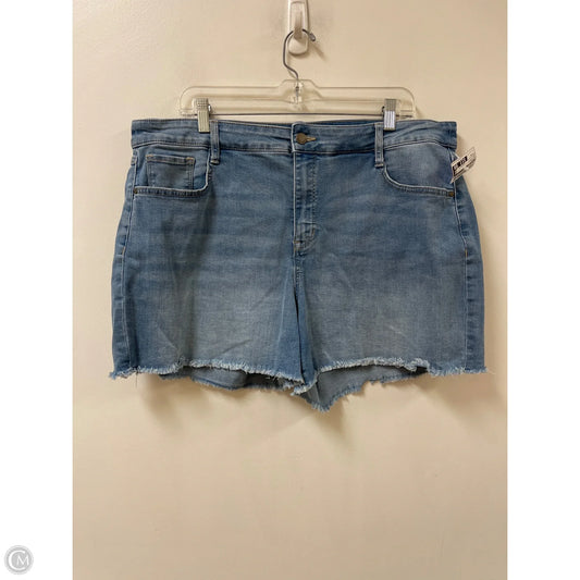 Shorts By Nine West In Blue Denim, Size: 18
