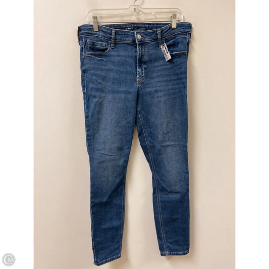 Jeans Skinny By Old Navy In Blue Denim, Size: 12