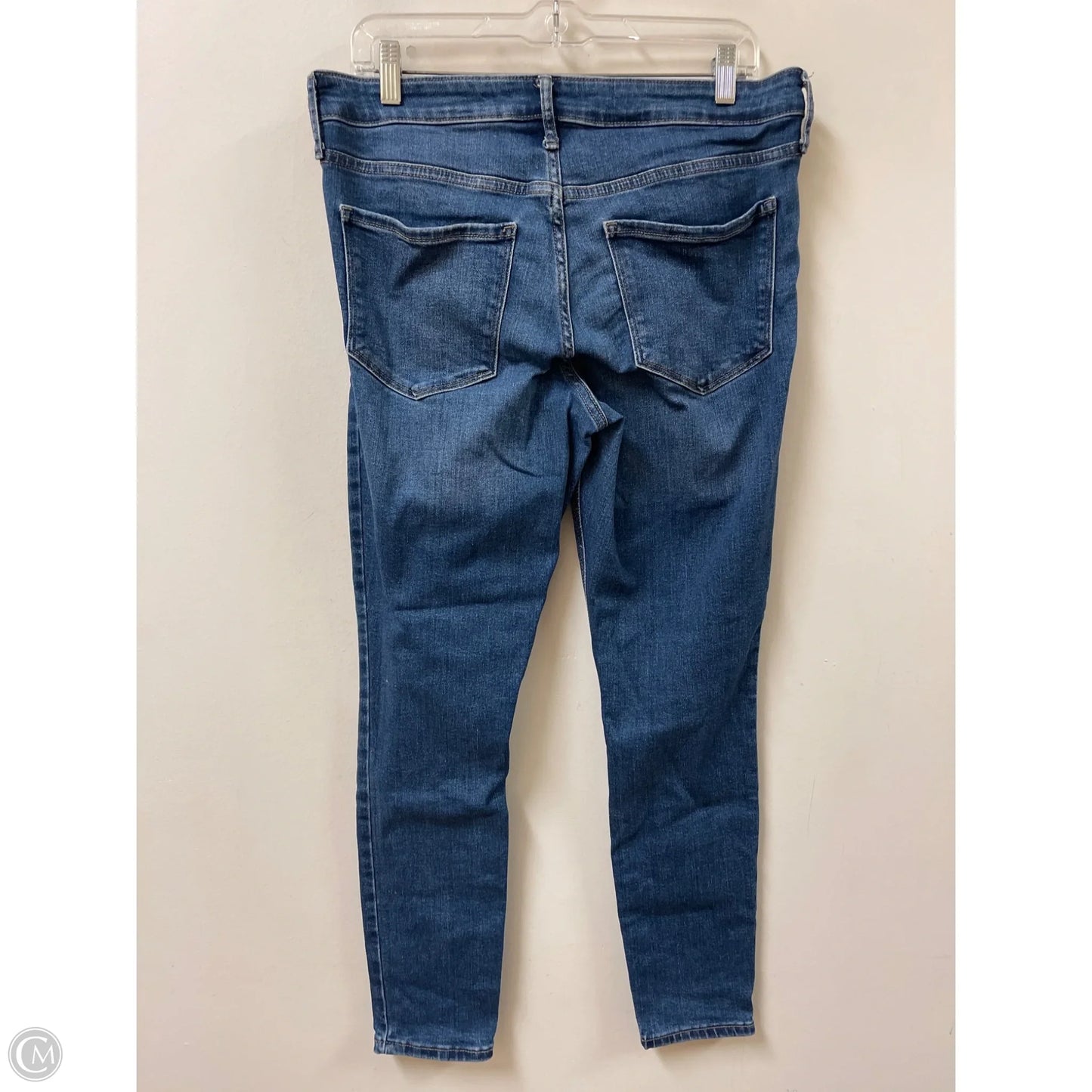 Jeans Skinny By Old Navy In Blue Denim, Size: 12