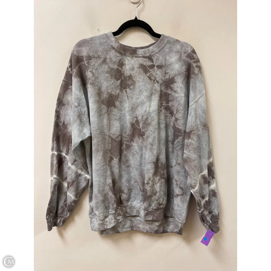Sweater By Clothes Mentor In Grey, Size: L