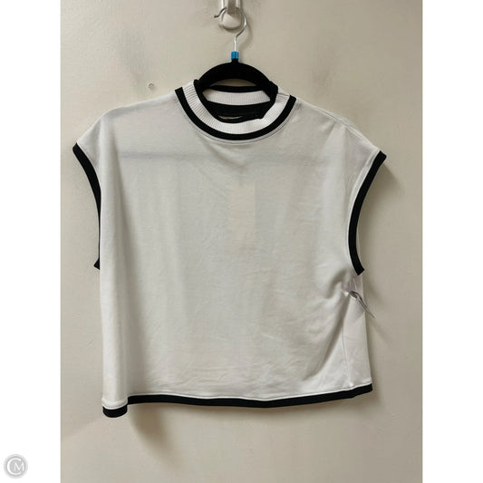 Athletic Top Short Sleeve By Calia In White, Size: M