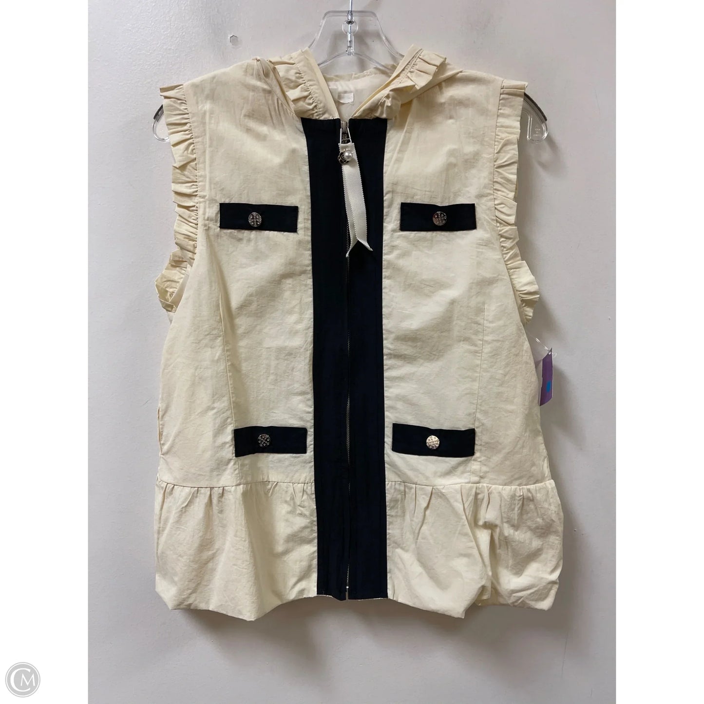 Vest Other By Cma In Cream, Size: S