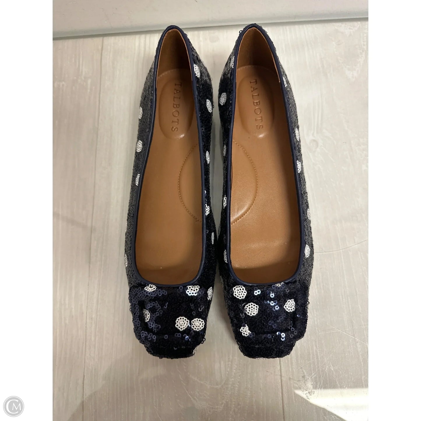 Shoes Flats By Talbots In Navy, Size: 8