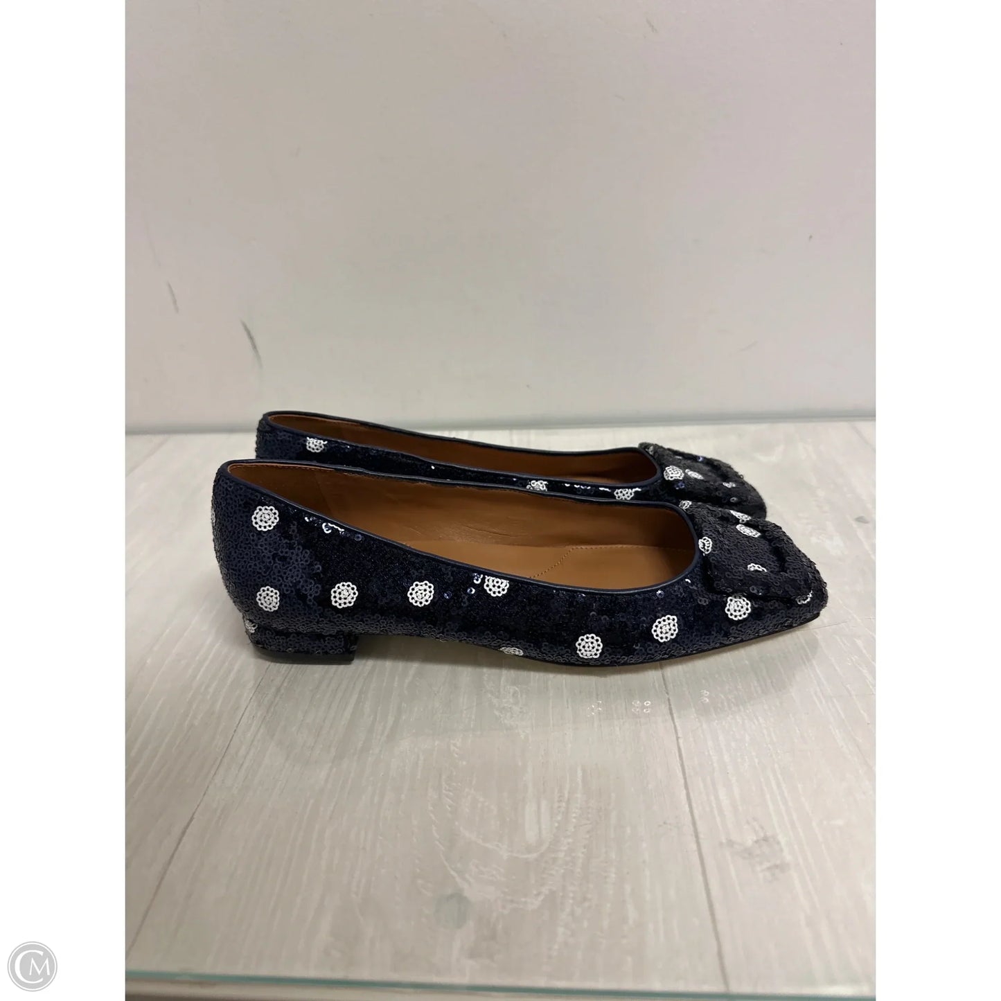 Shoes Flats By Talbots In Navy, Size: 8