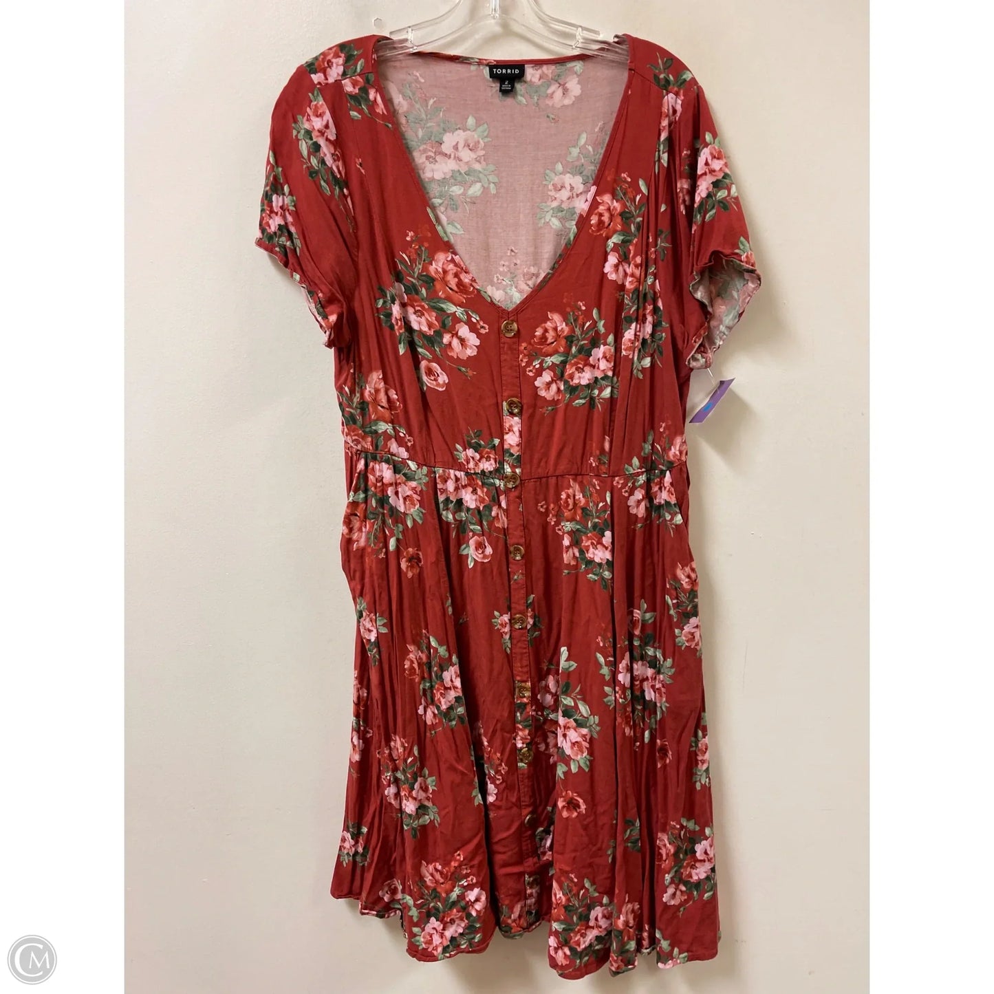 Dress Casual Short By Torrid In Red, Size: 2x