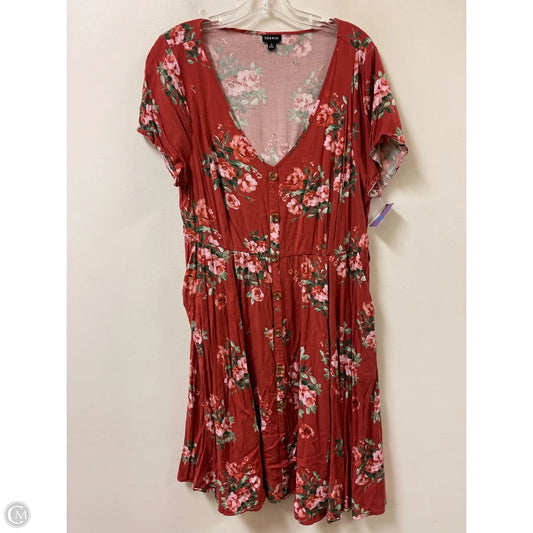 Dress Casual Short By Torrid In Red, Size: 2x