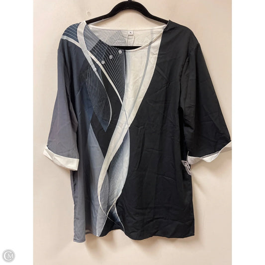 Top Short Sleeve By Clothes Mentor In Black, Size: Xl