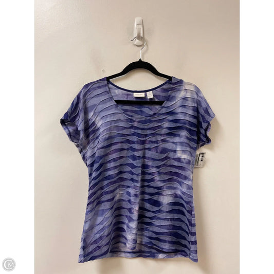Top Sleeveless By Chicos In Purple, Size: M