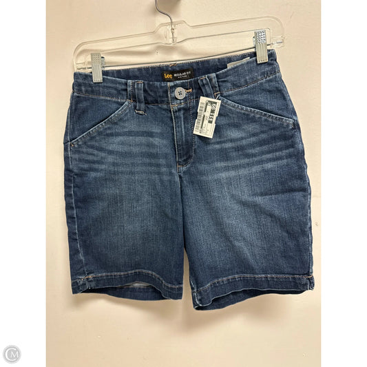 Shorts By Lee In Blue Denim, Size: 2