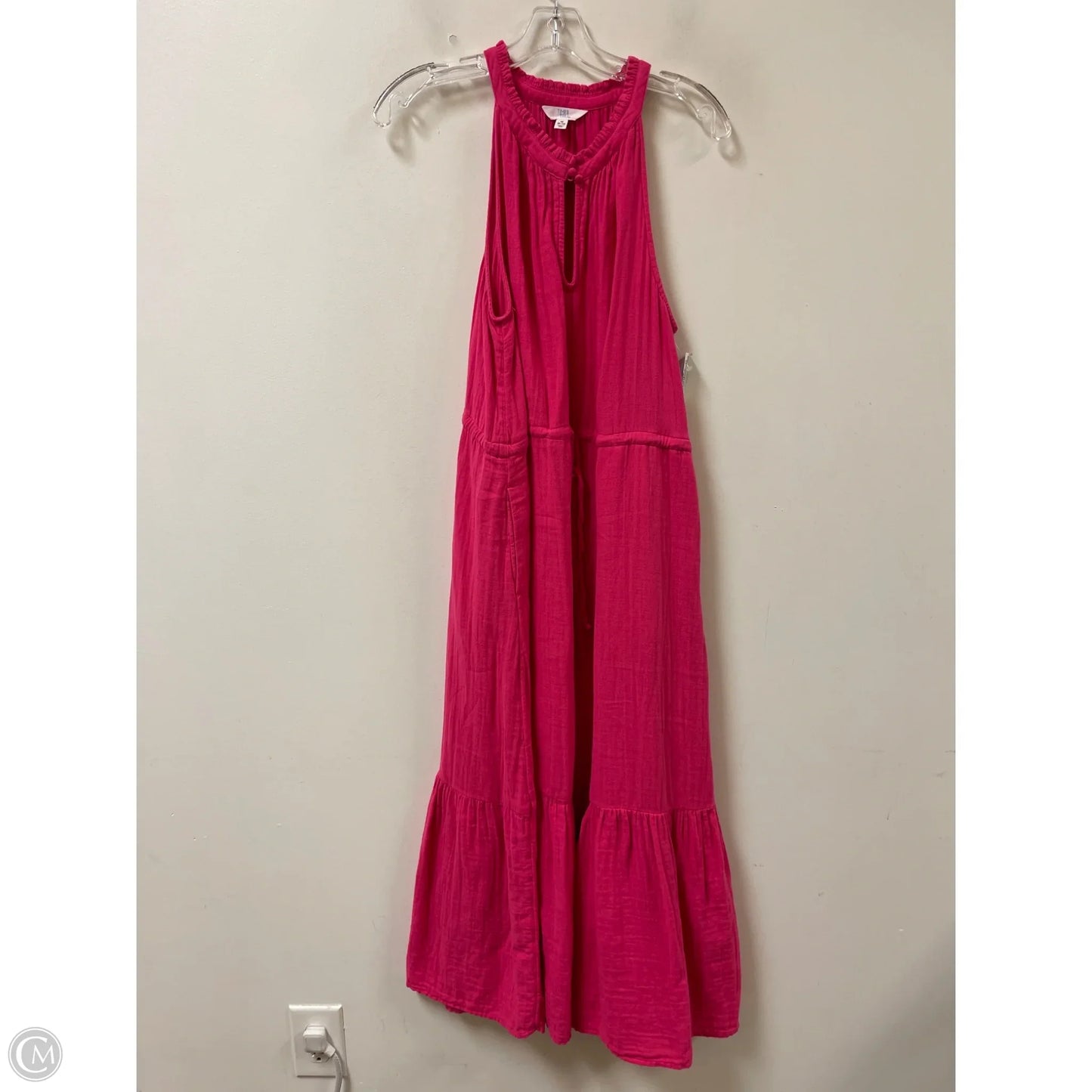 Dress Casual Maxi By Time And Tru In Pink, Size: M