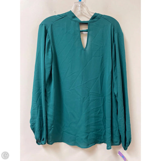 Top Long Sleeve By Torrid In Green, Size: 1x