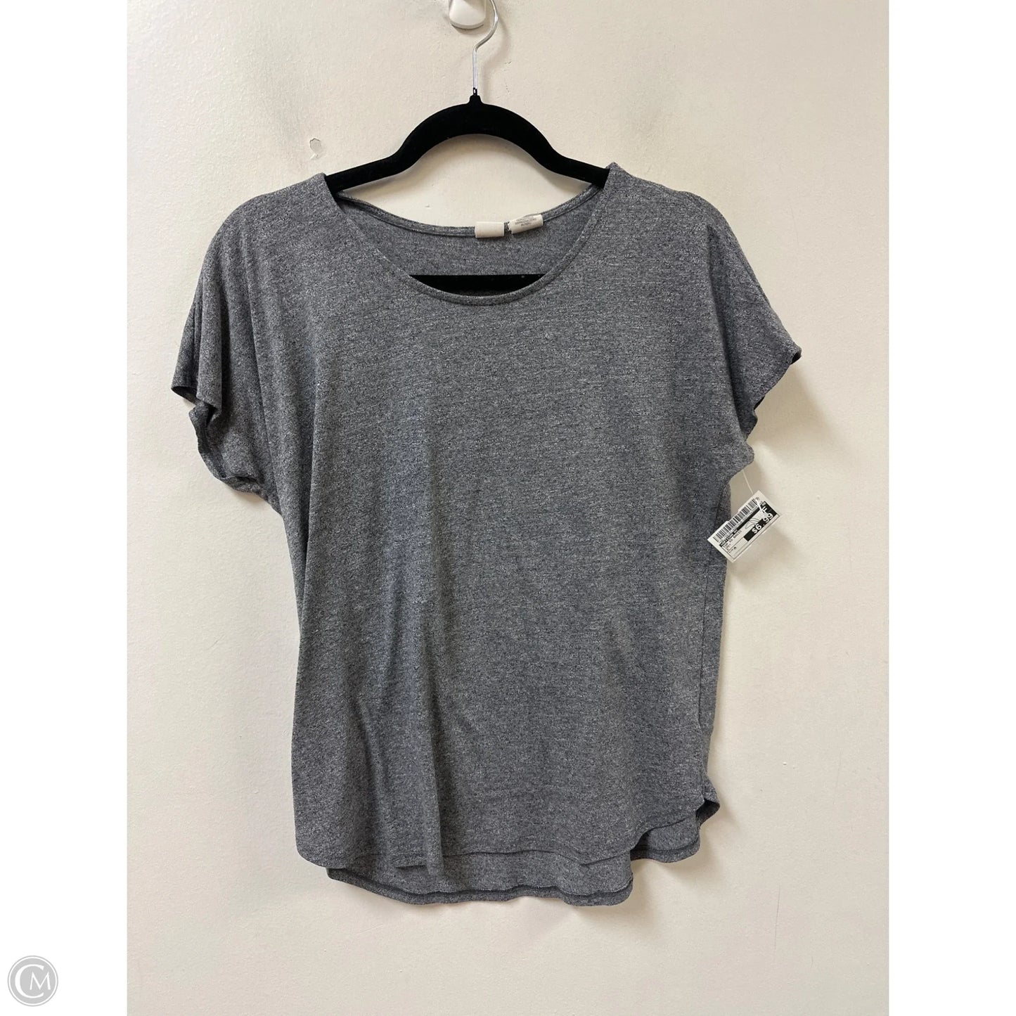 Top Short Sleeve Basic By Artisan Ny In Grey, Size: M