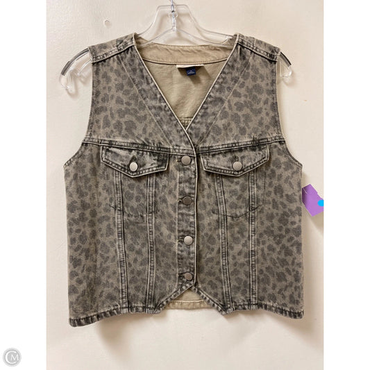 Vest Other By Universal Thread In Animal Print, Size: S