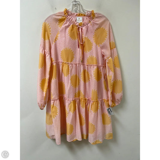 Dress Party Short By J.marie In Orange & Pink, Size: Xs